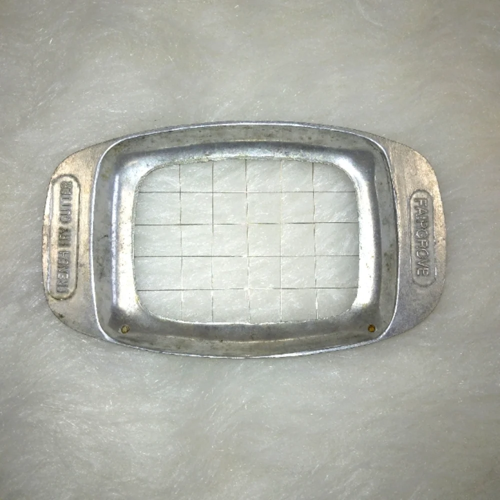 Vintage Fairgrove Aluminum French Fry Cutter, made in Taiwan
